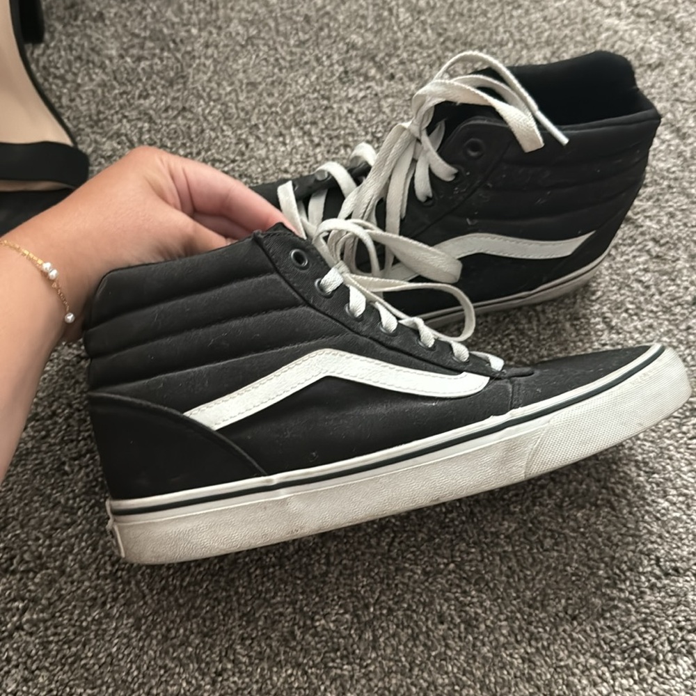 VANS SK8 hi top vans black